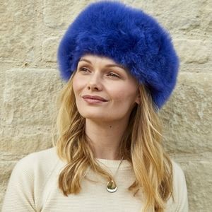 NWT baby alpaca fur hat